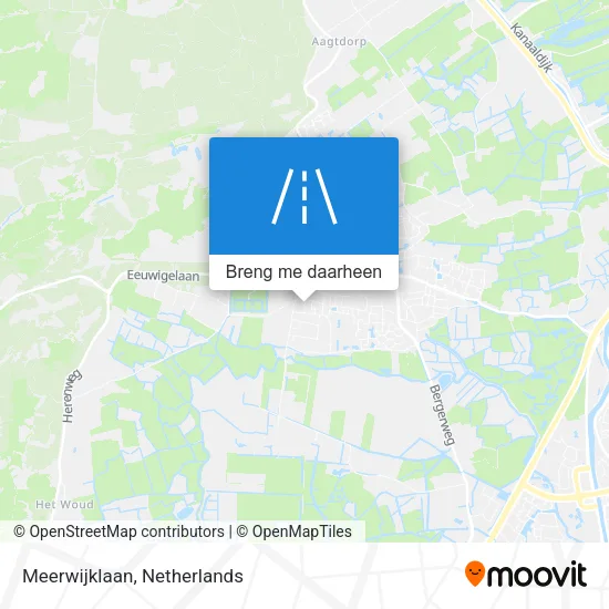 Meerwijklaan kaart