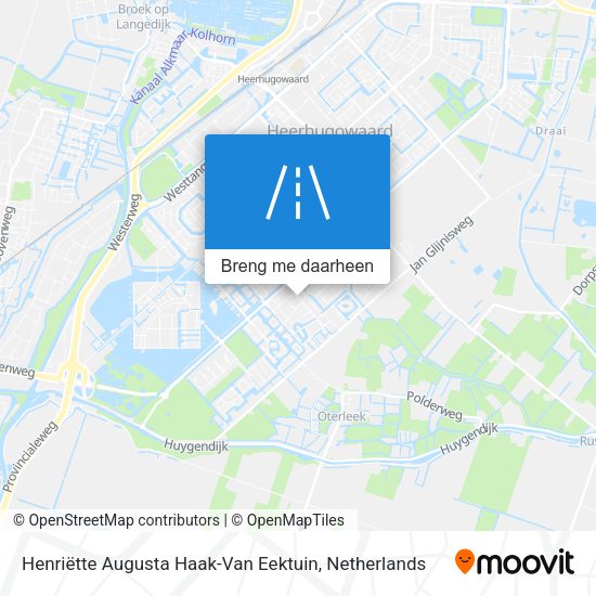 Henriëtte Augusta Haak-Van Eektuin kaart