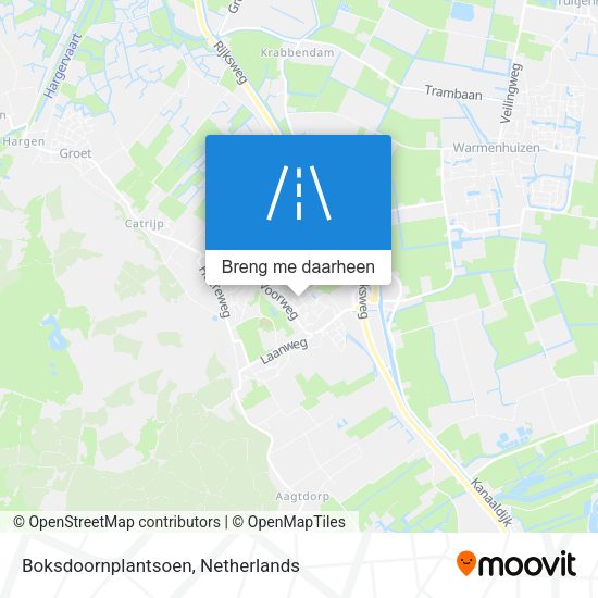 Boksdoornplantsoen kaart