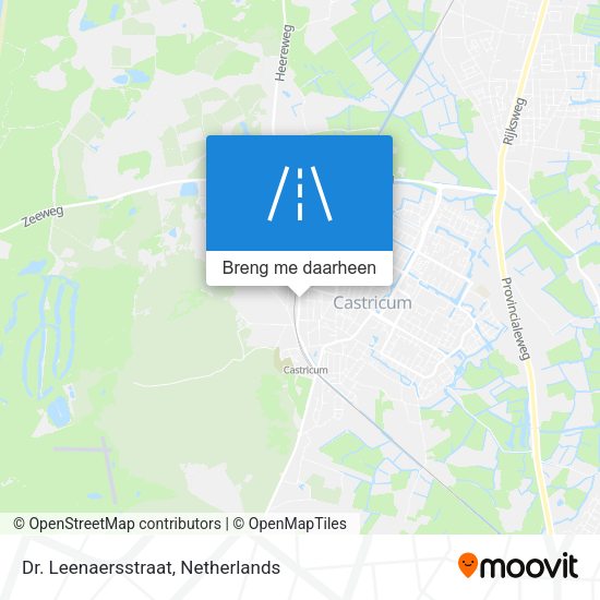 Dr. Leenaersstraat kaart