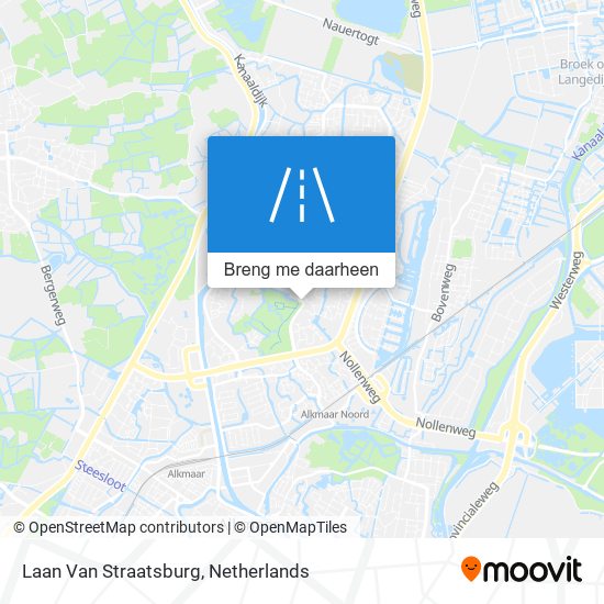 Laan Van Straatsburg kaart