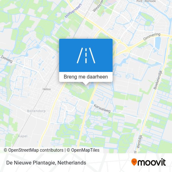 De Nieuwe Plantagie kaart