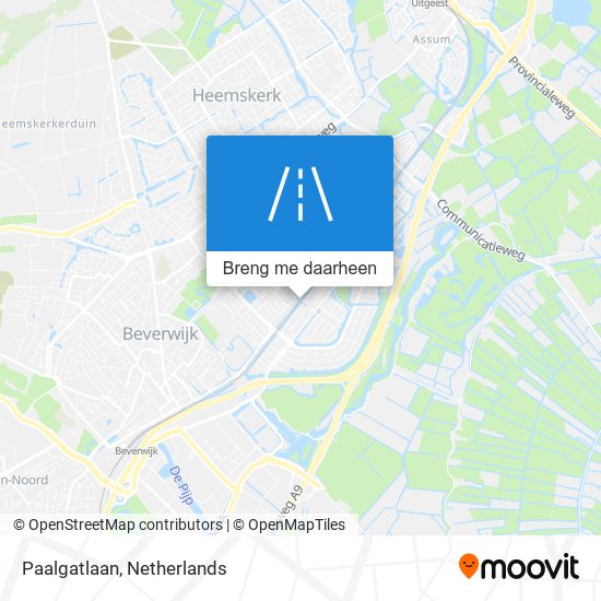 Paalgatlaan kaart