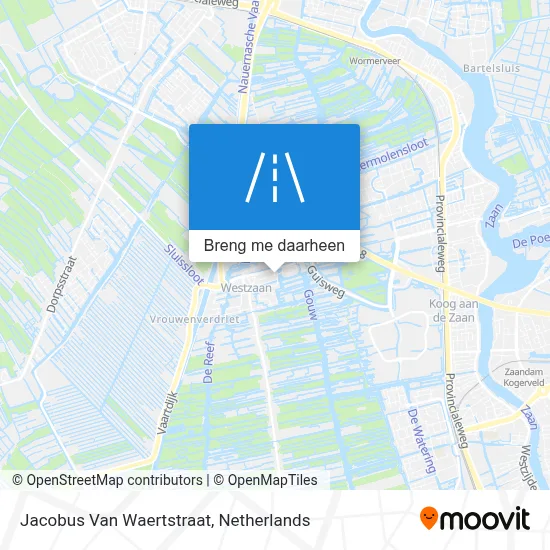 Jacobus Van Waertstraat kaart