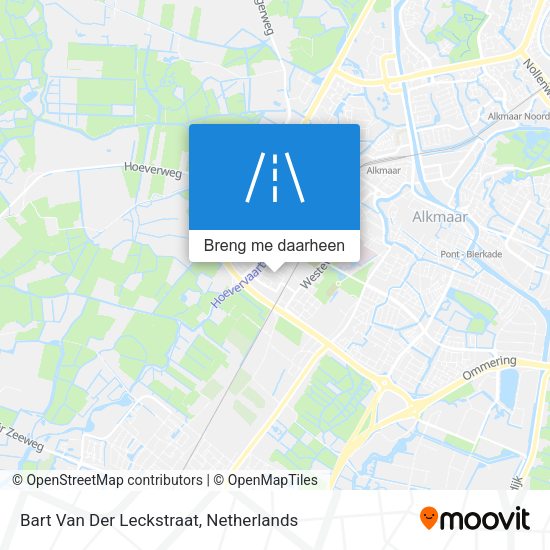 Bart Van Der Leckstraat kaart