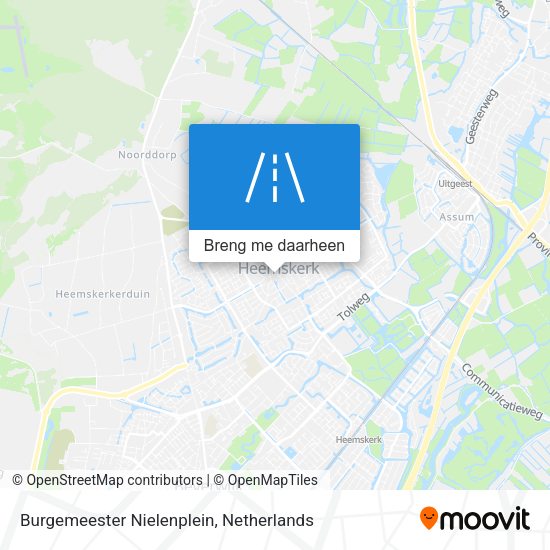 Burgemeester Nielenplein kaart