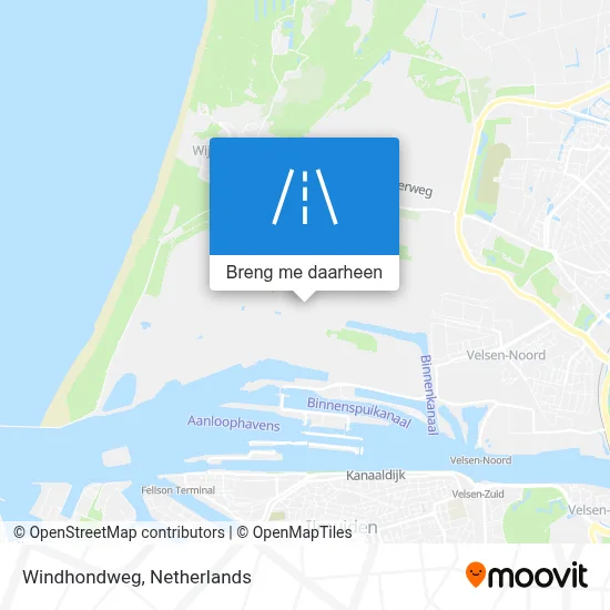 Windhondweg kaart