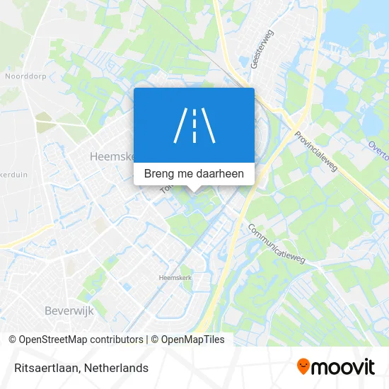 Ritsaertlaan kaart