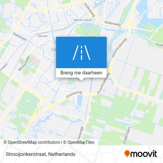 Strooijonkerstraat kaart