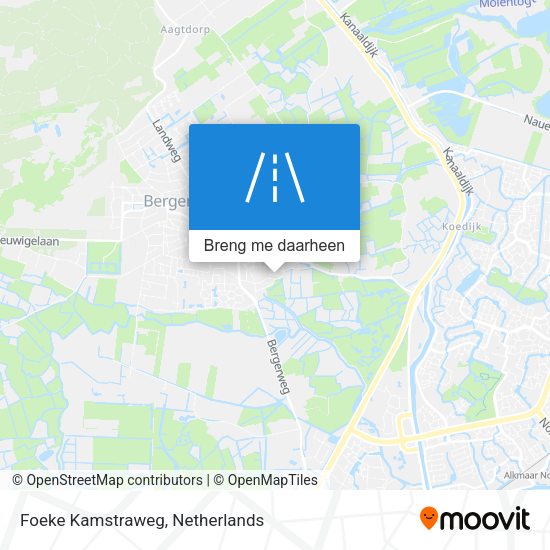 Foeke Kamstraweg kaart