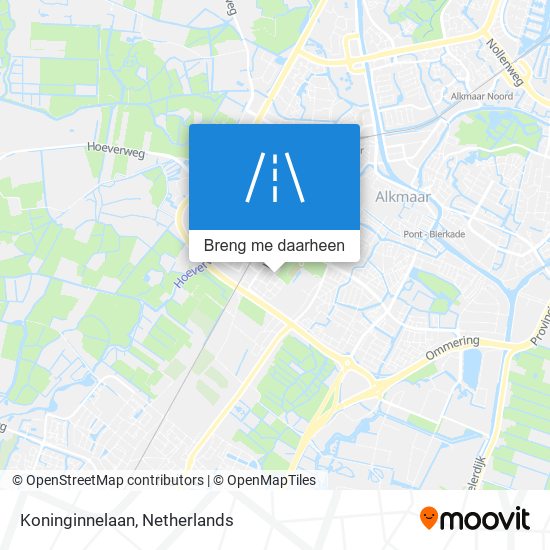 Koninginnelaan kaart