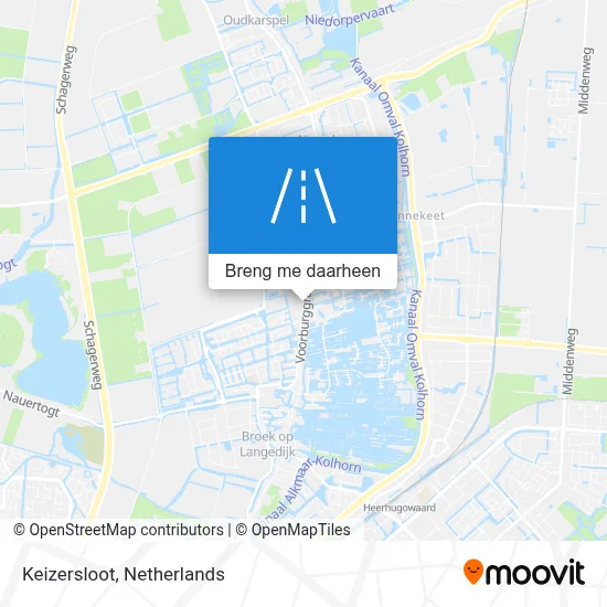 Keizersloot kaart