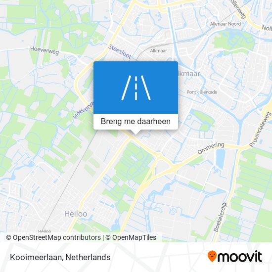 Kooimeerlaan kaart