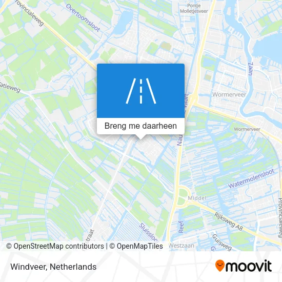 Windveer kaart