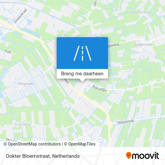 Dokter Bloemstraat kaart