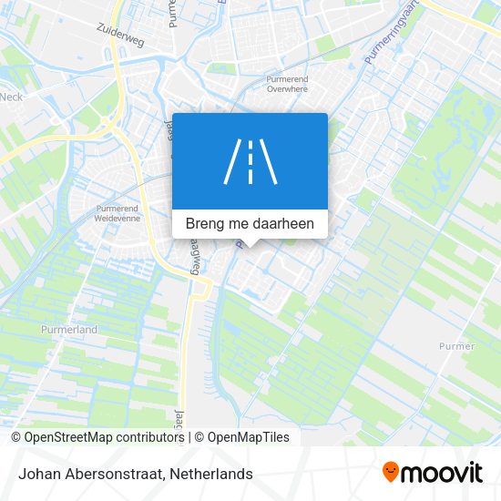 Johan Abersonstraat kaart