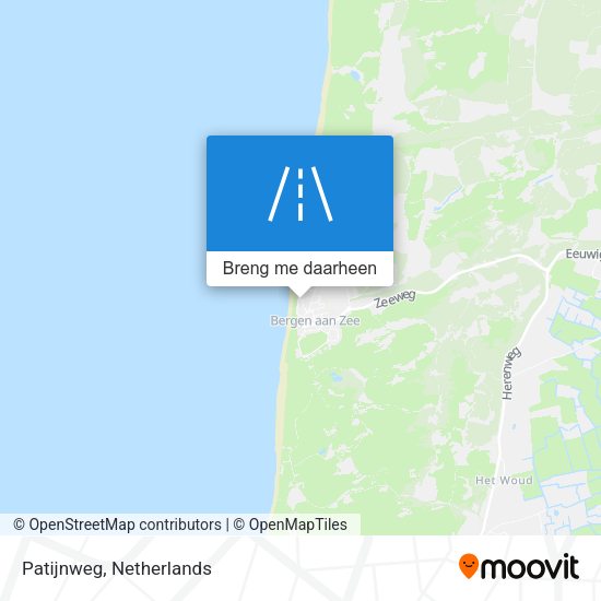 Patijnweg kaart