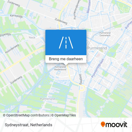 Sydneystraat kaart