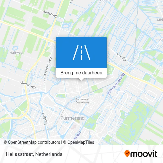 Hellasstraat kaart