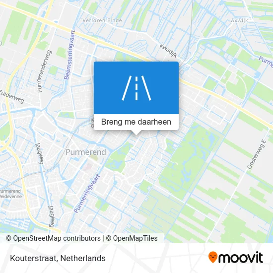 Kouterstraat kaart