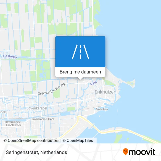 Seringenstraat kaart