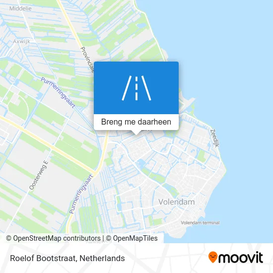 Roelof Bootstraat kaart