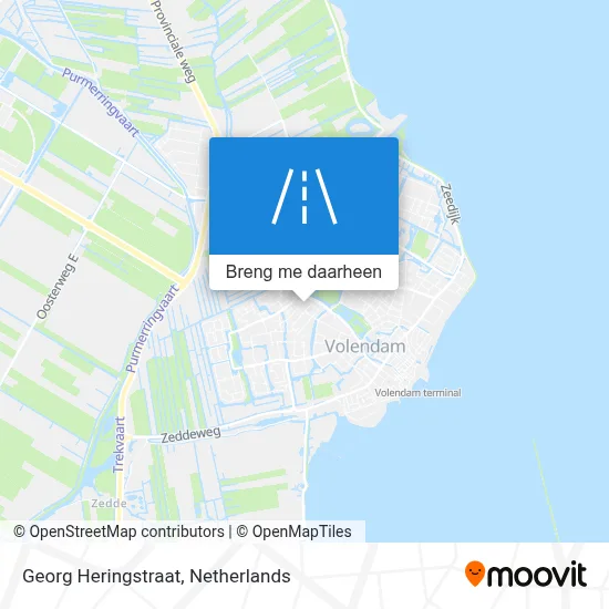 Georg Heringstraat kaart