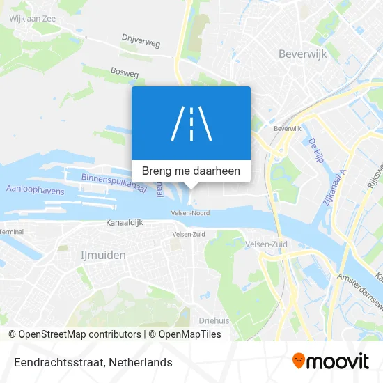 Eendrachtsstraat kaart