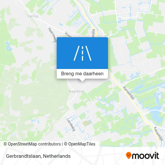 Gerbrandtslaan kaart