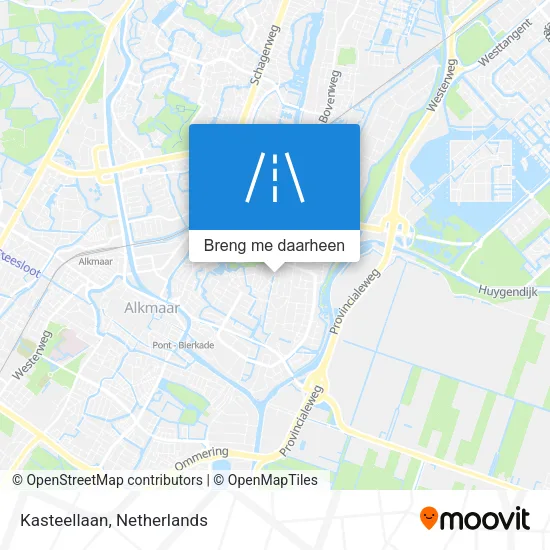 Kasteellaan kaart