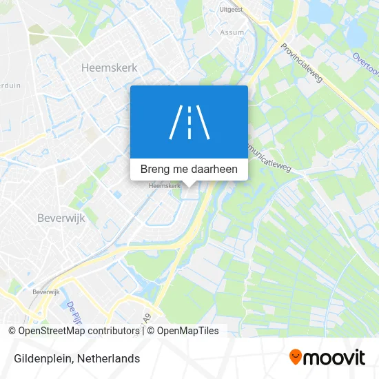 Gildenplein kaart