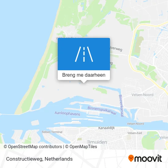 Constructieweg kaart