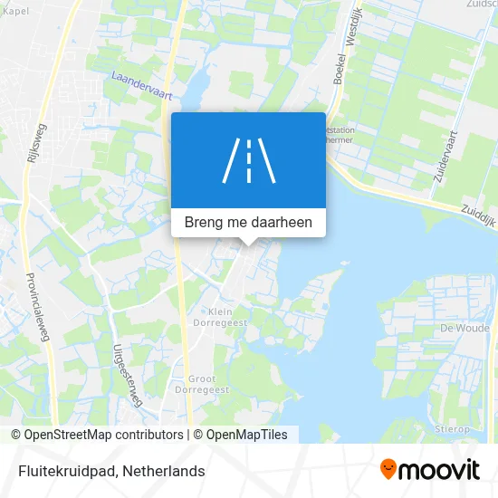 Fluitekruidpad kaart