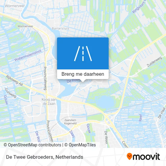 De Twee Gebroeders kaart