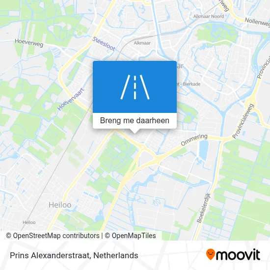 Prins Alexanderstraat kaart