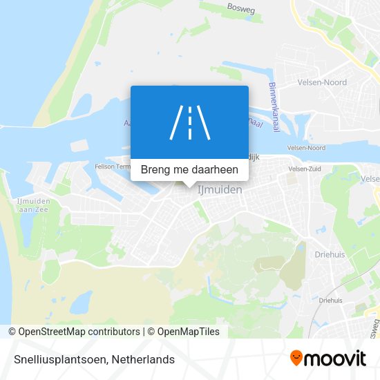 Snelliusplantsoen kaart