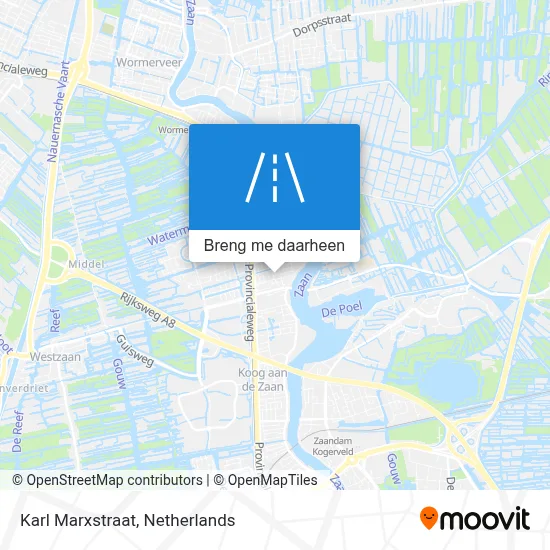 Karl Marxstraat kaart