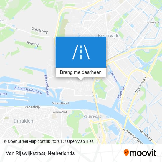 Van Rijswijkstraat kaart