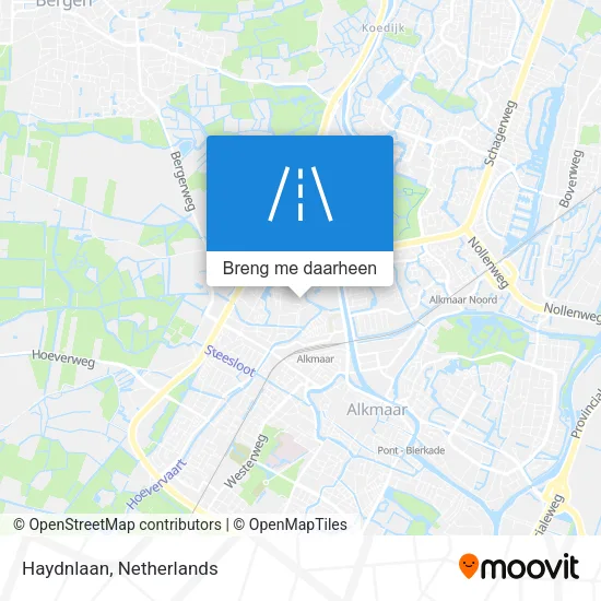 Haydnlaan kaart