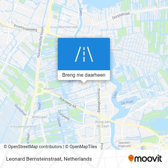Leonard Bernsteinstraat kaart