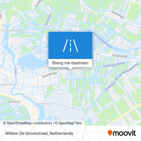 Willem De Grootstraat kaart