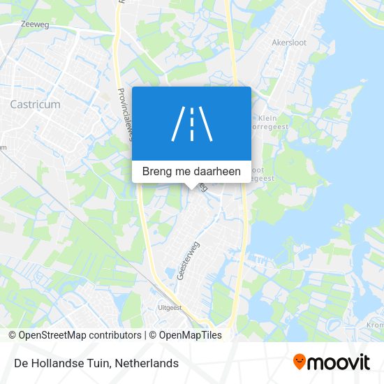 De Hollandse Tuin kaart