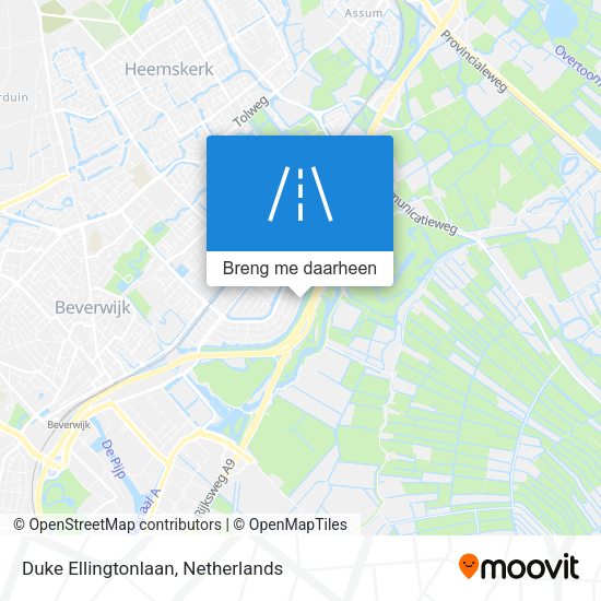 Duke Ellingtonlaan kaart
