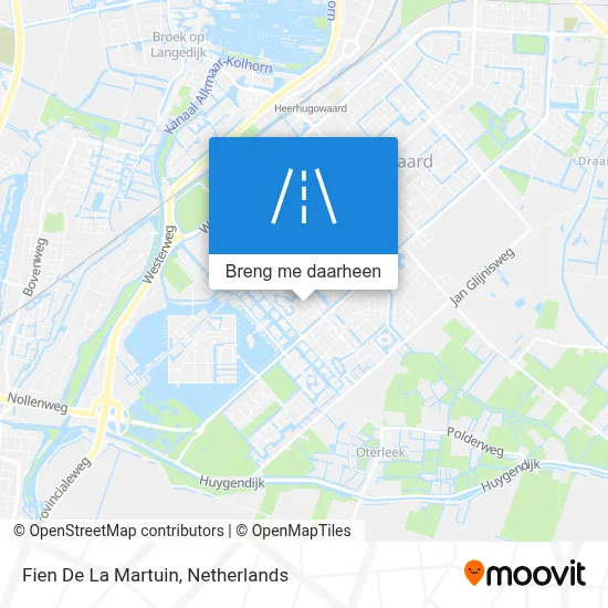 Fien De La Martuin kaart