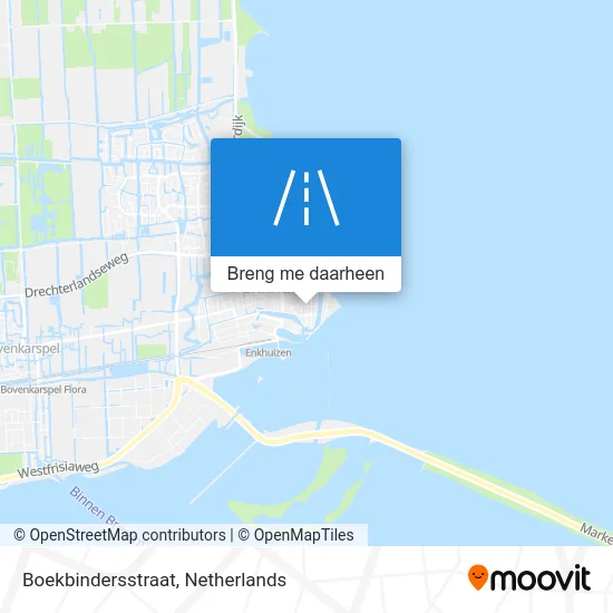 Boekbindersstraat kaart