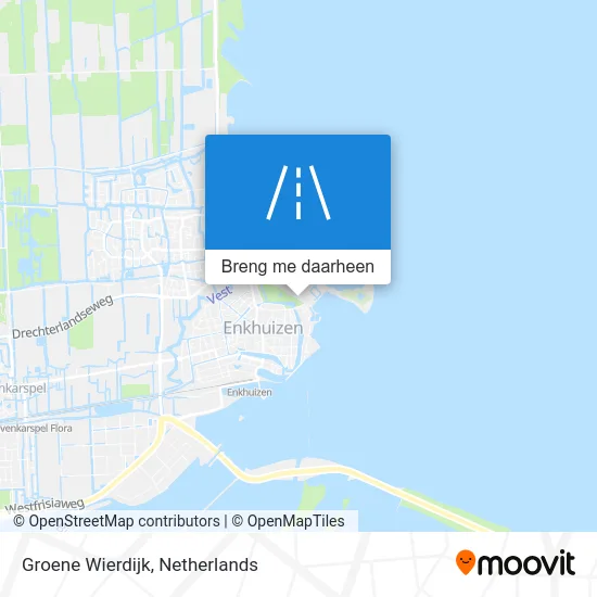 Groene Wierdijk kaart