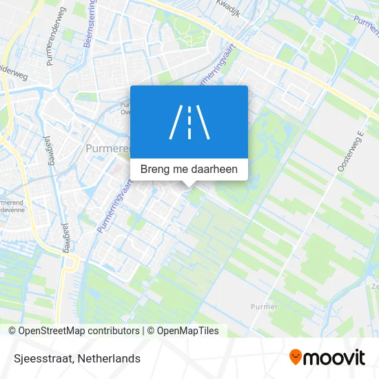 Sjeesstraat kaart