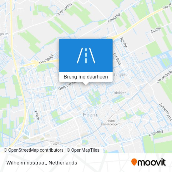 Wilhelminastraat kaart