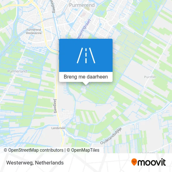 Westerweg kaart