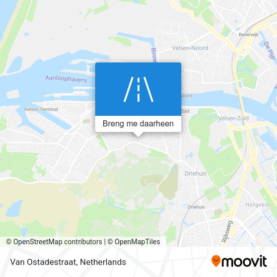 Van Ostadestraat kaart